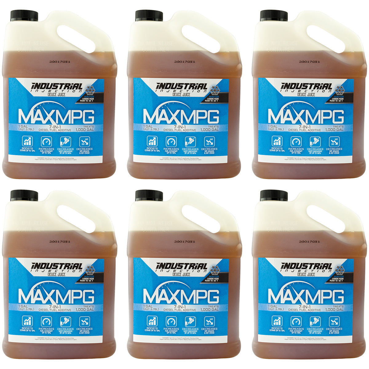 MaxMPG Winter Diesel Fuel Additive 1 Gallon Bottle (Case)