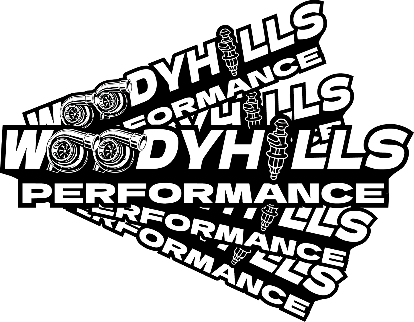 WoodyHills Performance Stickers